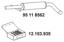 Амортизатор EBERSPÄCHER 95 11 8562